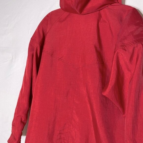 Vintage Nuage Red Wind Breaker Jacket M - Picture 6 of 8